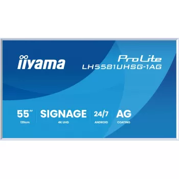 Monitor iiyama LH5581UHSG-1AG 54,6 polegadas ecrã plano interativo 4K Ultra HD 3840 x 2160
