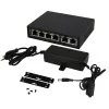 Switch Gigabit PoE PULSAR SG-64 — 4 portas PoE, 2 portas uplink