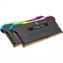 Memória CORSAIR 16GB DDR4 3200MHz C16 (2x8GB) Vengeance RGB Pro preta