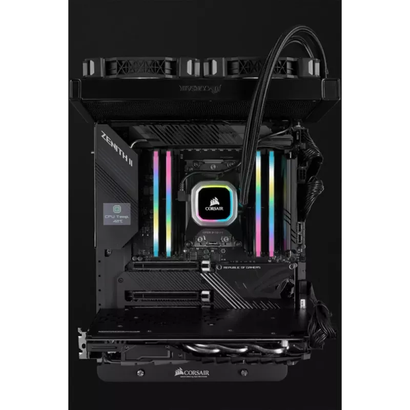 Memória CORSAIR 16GB DDR4 3200MHz C16 (2x8GB) Vengeance RGB Pro preta