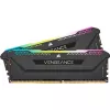 Memória CORSAIR 16GB DDR4 3200MHz C16 (2x8GB) Vengeance RGB Pro preta