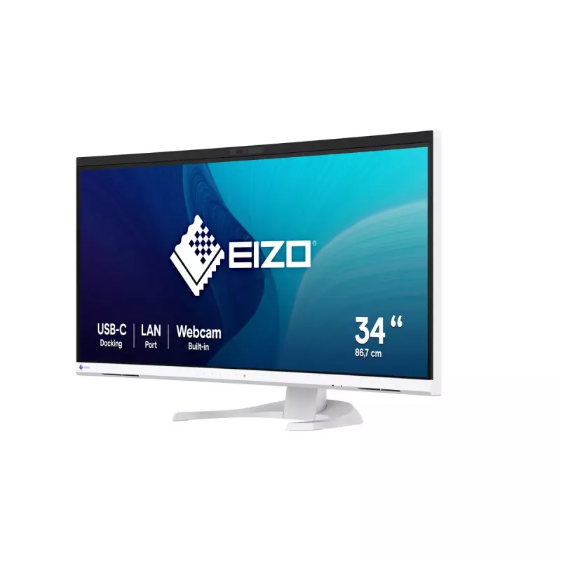 Monitor de computador EIZO FlexScan EV3450XC-WT 86,6 cm (34,1 polegadas) 3440 x 1440 píxeis UltraWide Quad HD LCD branco