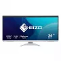 Monitor de computador EIZO FlexScan EV3450XC-WT 86,6 cm (34,1 polegadas) 3440 x 1440 píxeis UltraWide Quad HD LCD branco