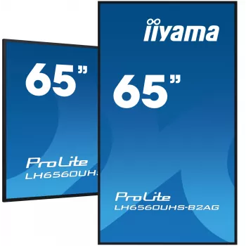 Ecrã de sinalização digital iiyama LH6560UHS-B2AG A-board 163,8 cm (64,5