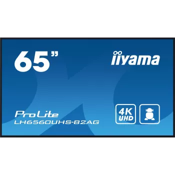 Ecrã de sinalização digital iiyama LH6560UHS-B2AG A-board 163,8 cm (64,5