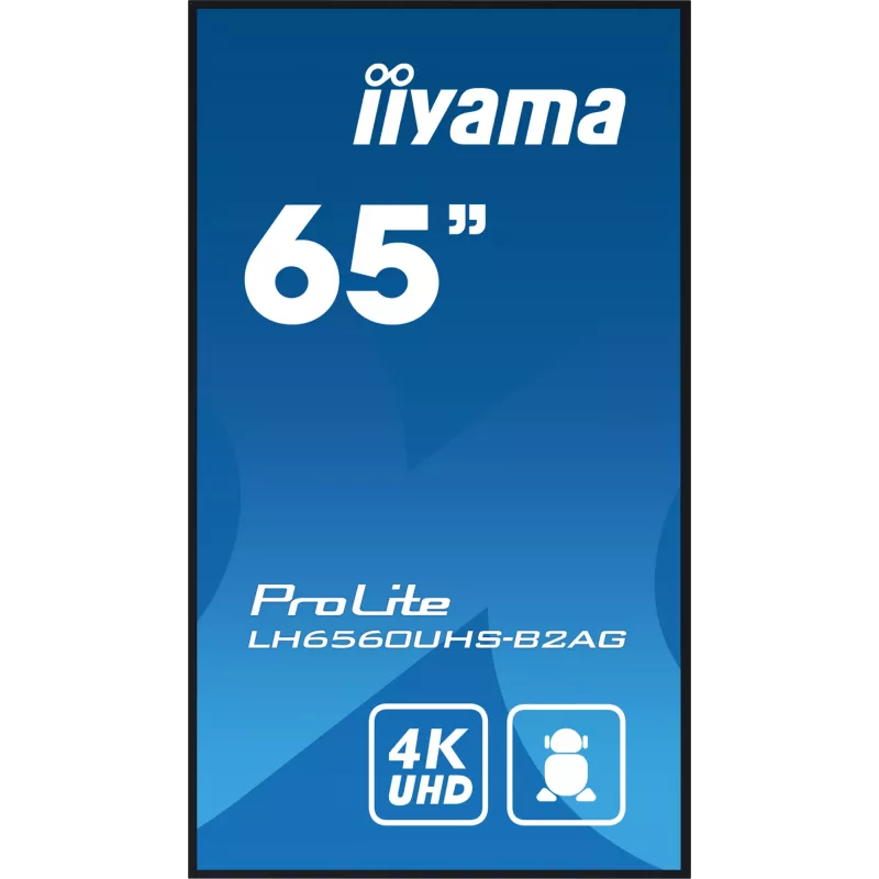 Ecrã de sinalização digital iiyama LH6560UHS-B2AG A-board 163,8 cm (64,5