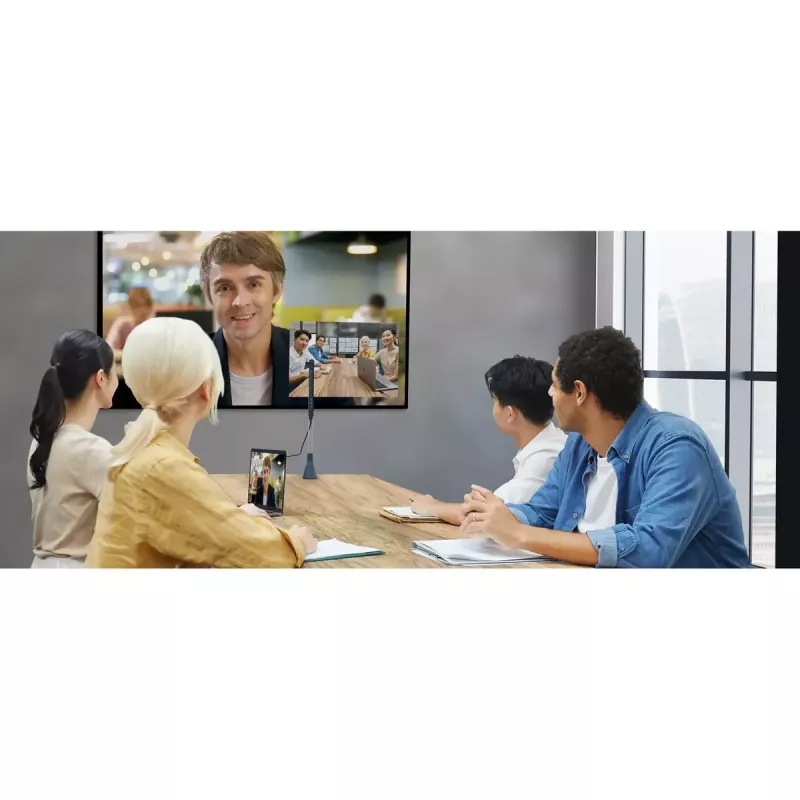 Câmara de colaboração multimodal IPEVO TOTEM 120 8 MP preto
