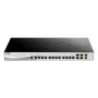 Switch de rede D-Link DXS-1210-16TC/E Managed L2 10G Ethernet (100/1000/10000) cinzento