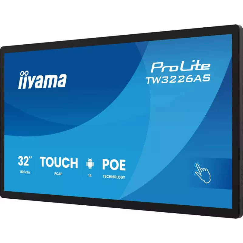 Ecrã de sinalização digital iiyama TW3226AS-B3P design quiosque 80 cm (31,5
