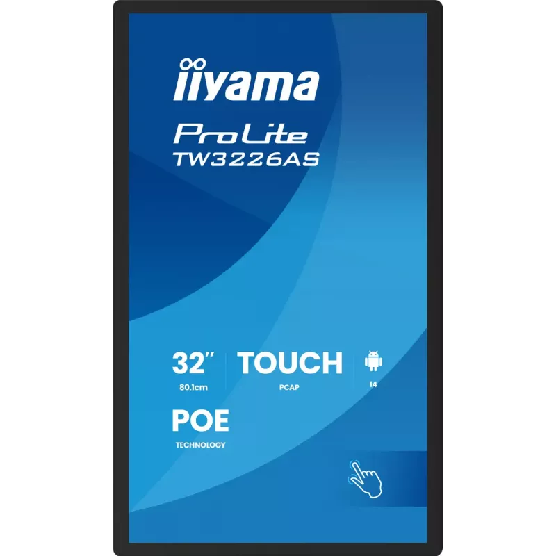 Ecrã de sinalização digital iiyama TW3226AS-B3P design quiosque 80 cm (31,5