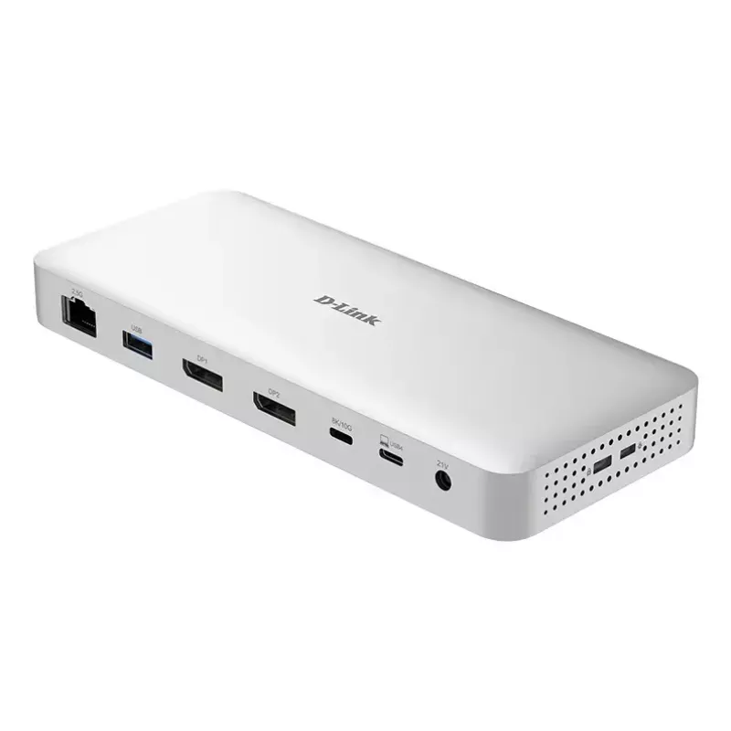Docking station D-Link 9-in-1 USB4 com fios USB4 100W 8K Ultra HD