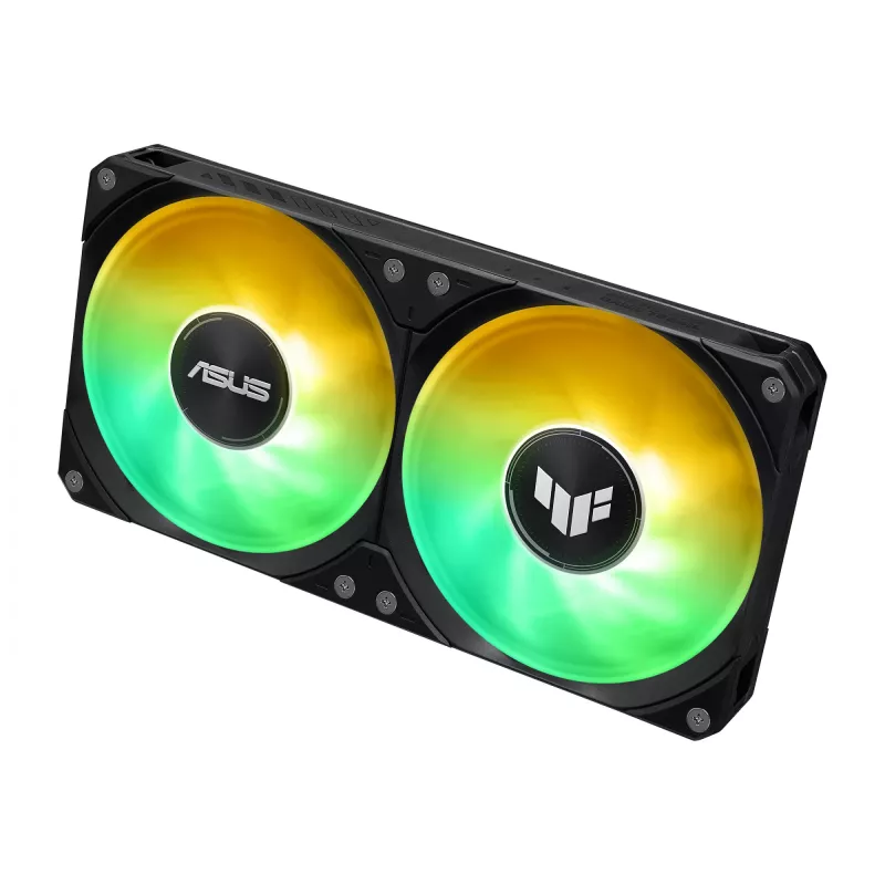 Refrigeração líquida All-in-One ASUS TUF GAMING LC III 240 ARGB — radiador de 240 mm, 2 ventoinhas ARGB de 120 mm, suporte para socket AM5, preto