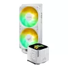 Refrigeração líquida All-in-One ASUS TUF GAMING LC III 240 ARGB WHT – radiador de 240 mm, 2 ventoinhas de 120 mm, PWM, branco