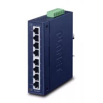 Switch industrial Gigabit PLANET IP30 8 portas
