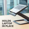 Suporte para portátil Fellowes para secretária – Suporte para portátil Hana LT para casa e escritório – Suporte para portátil ajustável com 3 alturas – Tamanho máximo de ecrã 19