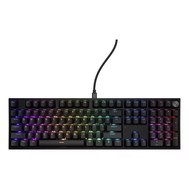 Teclado mecânico Genesis THOR 404 — Full-Size 100 % USB QWERTY Inglês, preto, RGB