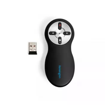 Apresentador sem fios Kensington com laser vermelho - recetor Nano