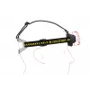 Ledlenser HF8R Work lanterna de cabeça, LED, preta