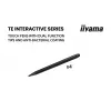 Monitor iiyama 55 polegadas TE5513A-B1AG 54,6 polegadas Ecrã interativo plano 4K Ultra HD 3840 x 2160