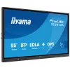 Monitor iiyama 55 polegadas TE5513A-B1AG 54,6 polegadas Ecrã interativo plano 4K Ultra HD 3840 x 2160