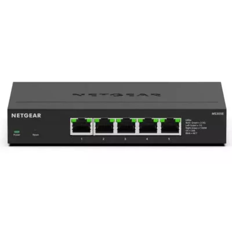 NETGEAR MS305E Não gerido 2.5G Ethernet (100/1000/2500) Preto
