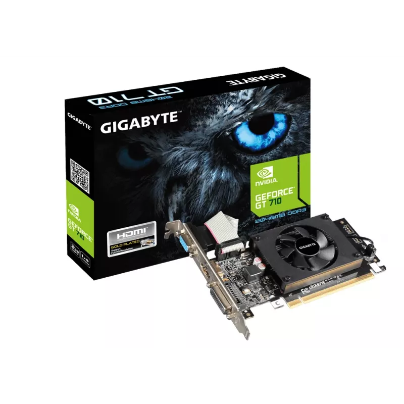 GIGABYTE GV-N710D3-2GL Placa gráfica NVIDIA GeForce GT 710 2 GB GDDR3
