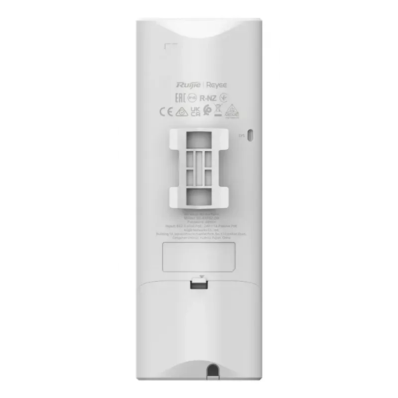 Ruijie Reyee RG-RAP62-OD ponto de acesso sem fios para exterior, Wi-Fi 6, AX3000, dual-band, 1774 Mbps, PoE, Cloud, branco
