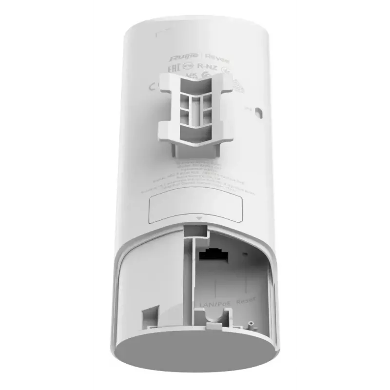 Ruijie Reyee RG-RAP62-OD ponto de acesso sem fios para exterior, Wi-Fi 6, AX3000, dual-band, 1774 Mbps, PoE, Cloud, branco