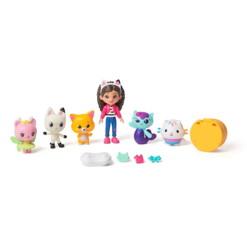 Spin Master Gabby's Dollhouse: O Filme – conjunto de figuras Cat-venture Crew, a partir dos 3 anos