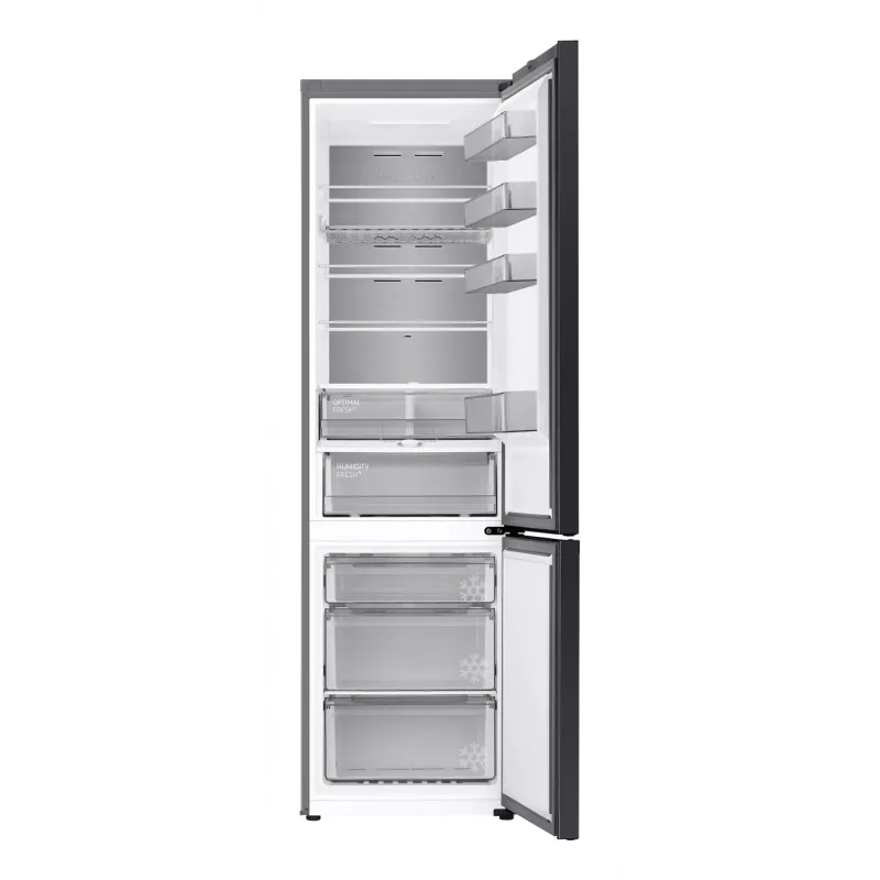 Samsung RL38C7B5BB1/EG Bespoke frigorífico combinado de instalação livre, 387 l (273 l + 114 l), 203 cm, classe energética B, SmartThings, aço inoxidável escuro