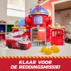 PAW Patrol Fire Rescue Centro de Comando de Resgate com figura Marshall, carro de bombeiros de resgate, luzes, lançador e efeitos sonoros, brinquedo para rapazes e raparigas a partir dos 3 anos