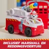 PAW Patrol Fire Rescue Centro de Comando de Resgate com figura Marshall, carro de bombeiros de resgate, luzes, lançador e efeitos sonoros, brinquedo para rapazes e raparigas a partir dos 3 anos