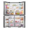 Frigorífico side-by-side Samsung RF59C701ES9 — French Door, 649 L total (390 L frigorífico / 269 L congelador), prateado
