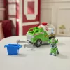 PAW Patrol Fire Rescue: Rocky Rescue Camião-cisterna de bombeiros com figura de ação, braço de garra e camião de brinquedo, brinquedo para rapazes e raparigas a partir dos 3 anos