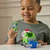 PAW Patrol Fire Rescue: Rocky Rescue Camião-cisterna de bombeiros com figura de ação, braço de garra e camião de brinquedo, brinquedo para rapazes e raparigas a partir dos 3 anos
