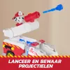 Carro de bombeiros de brinquedo Spin Master Marshall Rescue Fire Engine com figura de ação, lançador de projéteis, plástico, a partir dos 3 anos
