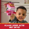 PAW Patrol Fire Rescue: Skye Helicóptero de resgate com figura de ação, amigo gato e helicóptero de brinquedo, brinquedo para rapazes e raparigas a partir dos 3 anos