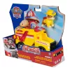 PAW Patrol Fire Rescue: Rubble Camião basculante de bombeiros de resgate com figura de ação, projéteis e camião de brinquedo, brinquedo para rapazes e raparigas a partir dos 3 anos
