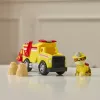 PAW Patrol Fire Rescue: Rubble Camião basculante de bombeiros de resgate com figura de ação, projéteis e camião de brinquedo, brinquedo para rapazes e raparigas a partir dos 3 anos