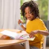 Melissa & Doug Sticker WOW! Bloco de atividades de 24 páginas e carimbo de autocolantes, 300 autocolantes, brinquedo fidget de arte e artesanato figura colecionável – Tigre – certificado FSC