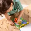 Melissa & Doug Sticker WOW! Bloco de atividades de 24 páginas e carimbo de autocolantes, 300 autocolantes, brinquedo fidget de arte e artesanato figura colecionável – Tigre – certificado FSC