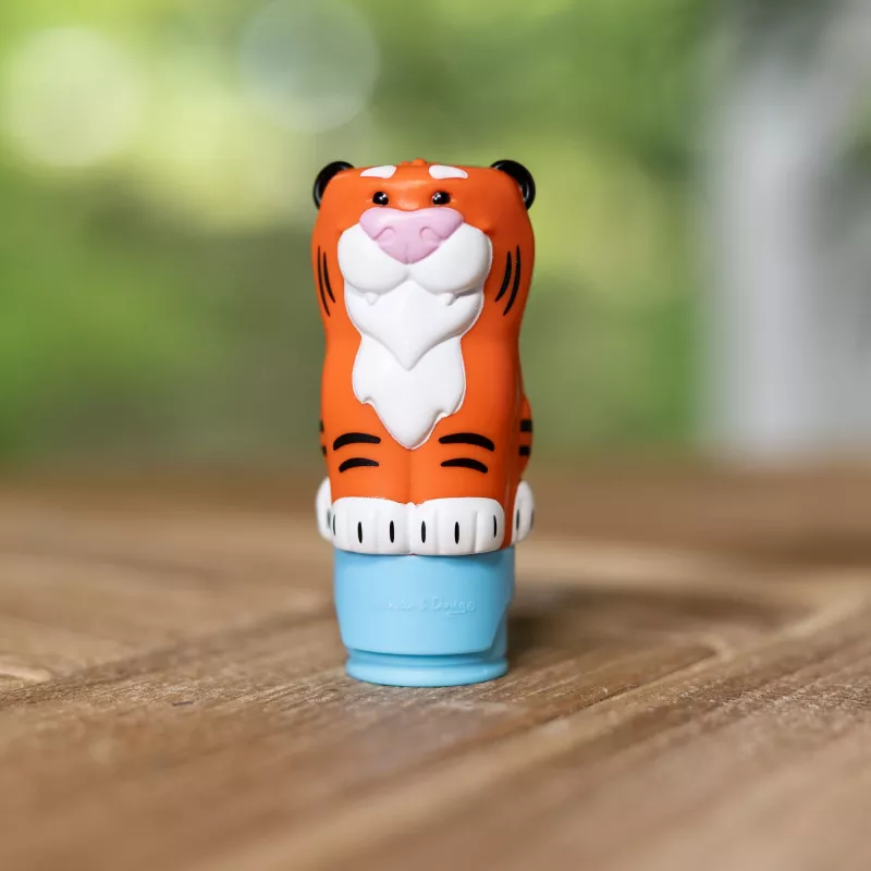 Melissa & Doug Sticker WOW! Bloco de atividades de 24 páginas e carimbo de autocolantes, 300 autocolantes, brinquedo fidget de arte e artesanato figura colecionável – Tigre – certificado FSC