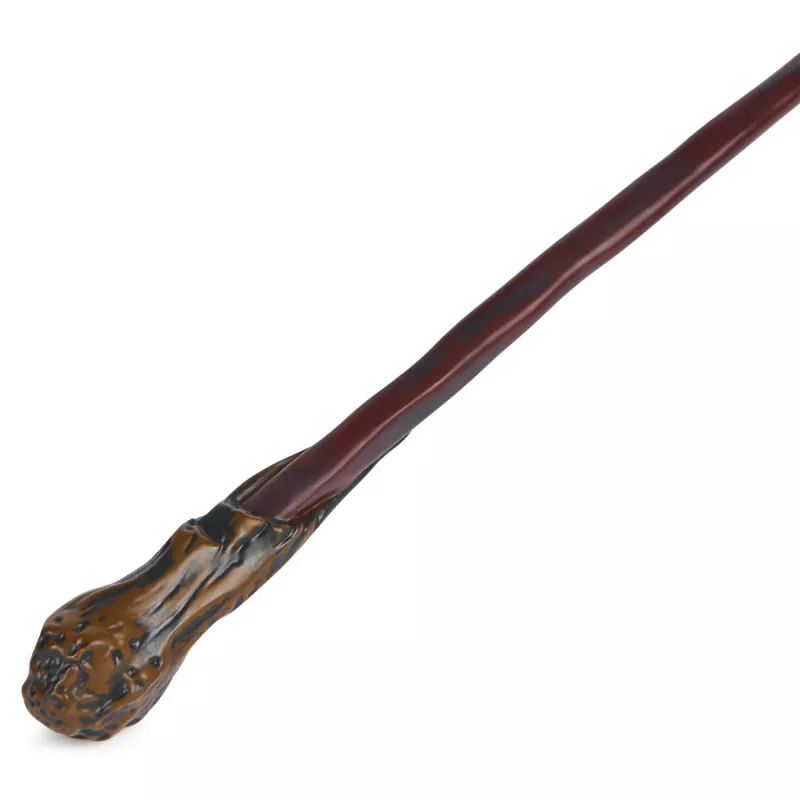 Spin Master Wizarding World Harry Potter varinha autêntica de Ron Weasley com suporte de Hogwarts, para jogos de papéis, de plástico, a partir dos 14 anos