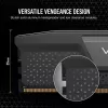 DIMM 96 GB DDR5-6000 (2x 48 GB) kit duplo, memória preta, CMK96GX5M2B6000C30, Vengeance, INTEL XMP