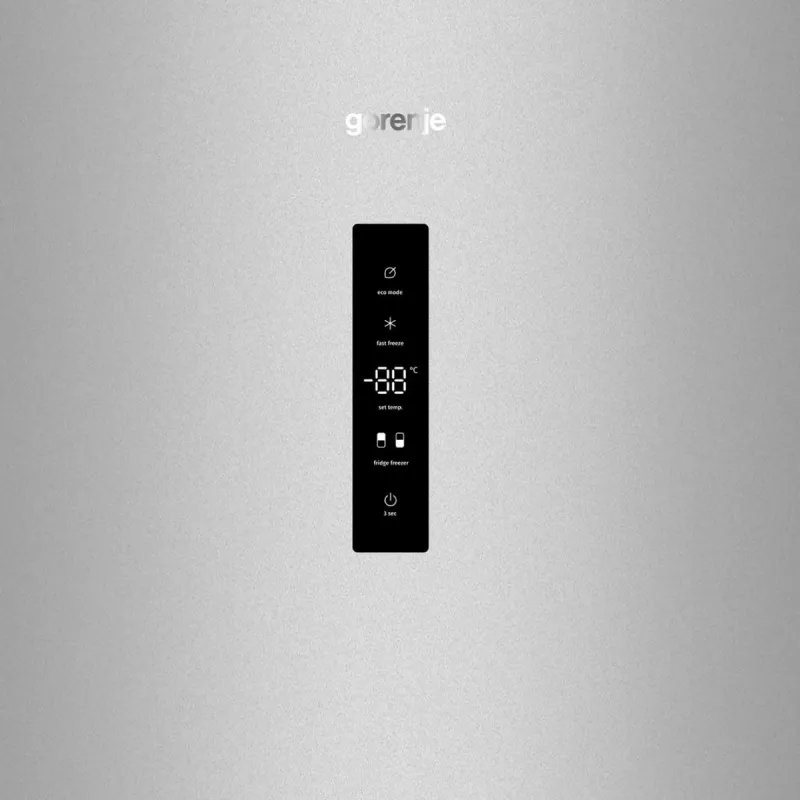 Gorenje NRK619CAXL4 frigorífico combinado de instalação livre, 304 l (207 l + 97 l), 186 cm, classe energética C, SN-T, cinzento