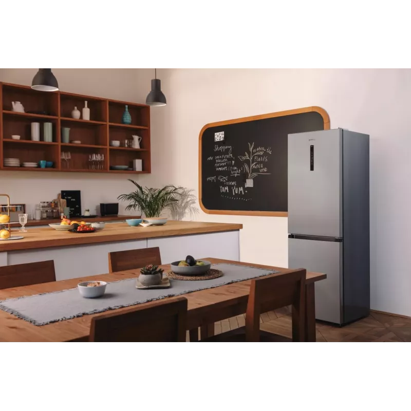 Gorenje NRK619CAXL4 frigorífico combinado de instalação livre, 304 l (207 l + 97 l), 186 cm, classe energética C, SN-T, cinzento