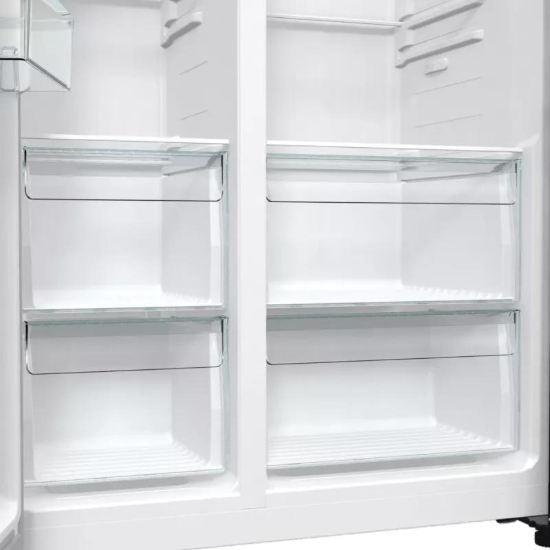 Gorenje NRR9185EABXLWD frigorífico Side-by-Side, 547 l (355 l + 192 l), ConvertActive, classe energética E, aço inoxidável escuro