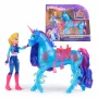 Figura de brincar Spin Master Unicorn Academy Isabel com crina e cauda verdadeiras e escova