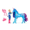 Figura de brincar Spin Master Unicorn Academy Isabel com crina e cauda verdadeiras e escova