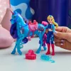 Figura de brincar Spin Master Unicorn Academy Isabel com crina e cauda verdadeiras e escova
